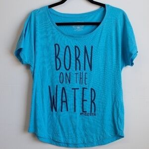 Costa "Born on the Water" blue t-shirt-M